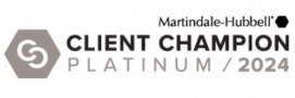 2024 Martindale Hubbell Client Champion Platinum